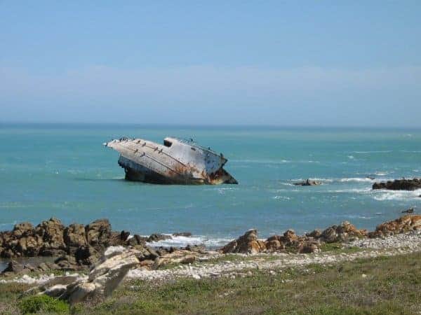 Agulhas shipwreck cycling tour south africa